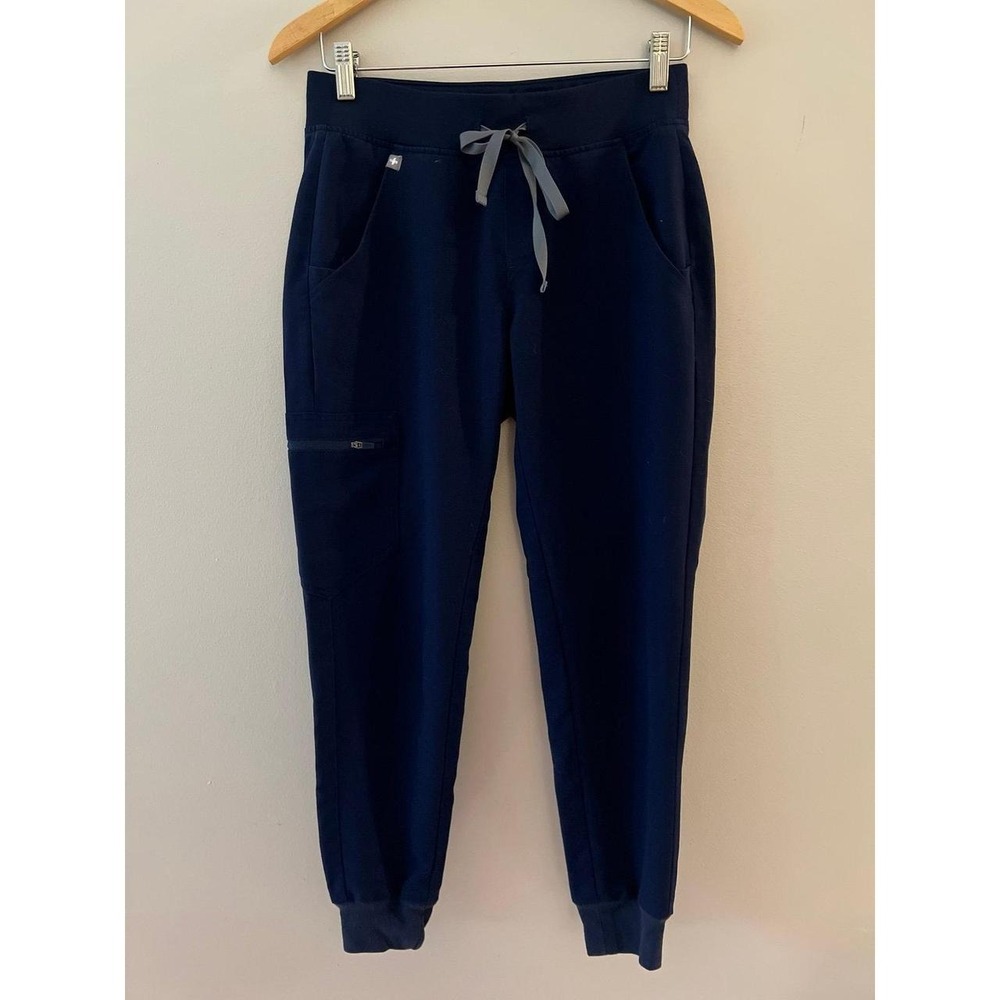 FIGS Women's Zamora Jogger Scrub Pants Navy Size XS Petite